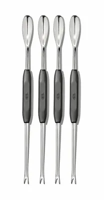 Вилочки для омаров и морепродуктов OXO Good Grips, набор 4 шт, нержавеющая сталь и силикон, две насадки