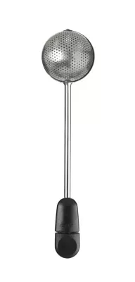 Ситечко-заварник для чая OXO Good Grips 4 × 18 см, нержавеющая сталь и PP, чёрный с серебристым