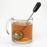 Ситечко-заварник для чая OXO Good Grips 4 × 18 см, нержавеющая сталь и PP, чёрный с серебристым — фото 5