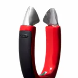 Нож для удаления плодоножек клубники OXO Good Grips, нержавеющая сталь, красно-чёрный — фото 3