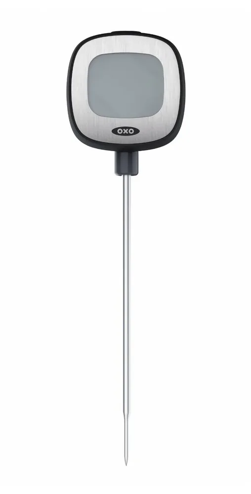 Цифровой кухонный термометр OXO Good Grips, нержавеющая сталь, поворот головки 90 градусов, градусы Цельсия и Фаренгейта