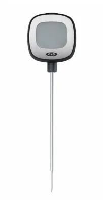Цифровой кухонный термометр OXO Good Grips, нержавеющая сталь, поворот головки 90 градусов, градусы Цельсия и Фаренгейта