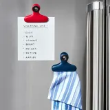 Набор клипс с магнитами OXO Good Grips для закрывания упаковок, 4 штуки в разных цветах, пластик и резина — фото 4