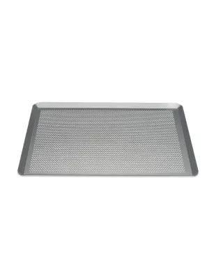 Перфорированный противень Patisse SILVER-TOP 40 x 30 см, сталь ECCS, антипригарное покрытие, серебристый