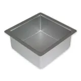 Квадратная форма для выпечки PME Cake 15x15 см, анодированный алюминий, серая — фото 1