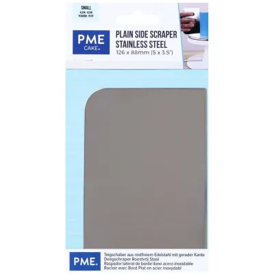 Кондитерский нож PME Cake 12,5x9 см, нержавеющая сталь, прямой край, серебристый