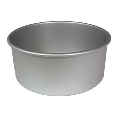 Форма для выпечки круглая PME Cake из анодированного алюминия 23x10 см, серая