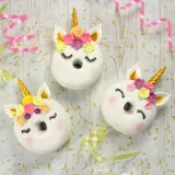 Формочки для декора PME Cake JEM Pop It Единорог, набор 3 шт, рог и уши, пластик ABS, белые — фото 5