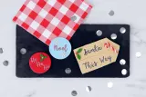 Штампы для надписей PME Cake, набор 66 шт, буквы, цифры и символы, пластик, синие — фото 5