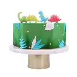Свечи для торта PME Cake Динозавры, набор 4 шт, T-Rex, трицератопс, стегозавр, апатозавр, разноцветные — фото 4