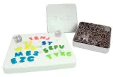 Вырубки для букв и цифр PME Cake Alphabet Cutters, строчные буквы от A до Z и цифры от 0 до 9, 2 на 2 см, нержавеющая сталь — фото 1
