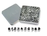 Вырубки для букв и цифр PME Cake Alphabet Cutters, строчные буквы от A до Z и цифры от 0 до 9, 2 на 2 см, нержавеющая сталь — фото 3