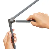 Текстильный шкаф Rayen 79 x 54 x 155 см для одежды и обуви — фото 3