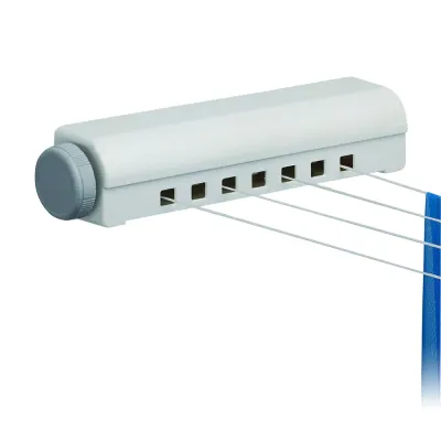 Сушилка для белья Rayen RA-0026 выдвижная, 4 ряда, 34 x 6,8 см, белый