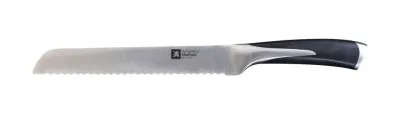 Нож для хлеба Richardson Sheffield Kyu, лезвие 20 см, сталь X50Cr15MoV1, чёрный