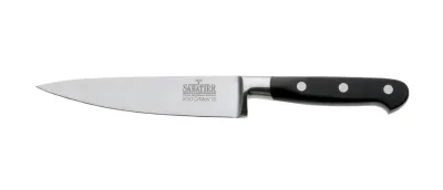 Нож-секач Richardson Sheffield V Sabatier, лезвие 15 см, сталь X50Cr15MoV1, чёрный