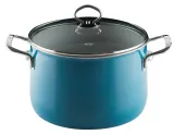 Кастрюля Riess Aquamarin 6,5 л, 24 см, с крышкой, морская волна — фото 1