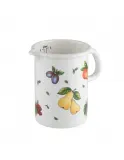 Кувшин-кружка мерный Riess Fruit Garden 1 л, 10 см, эмалированная сталь, для индукции, разноцветный — фото 1