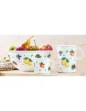 Ковшик эмалированный с носиком Riess Fruit Garden 1 л, 12 см, разноцветный — фото 3