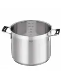 Кастрюля высокая Rösle Silence Pro 24 см 8,7 л, высота 25 см, сливная крышка, нержавеющая сталь 18/10, для индукции — фото 3