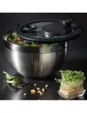 Центрифуга для сушки салата Roesle, чаша из нержавеющей стали 18/10, 5,4 л, 20 x 27 см, со стеклянной крышкой — фото 5