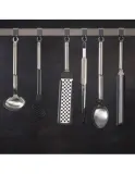 Щипцы-пинцет Roesle 31 см с силиконом, нержавеющая сталь 18/10, серебристые с чёрным — фото 4