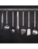 Щипцы силиконовые Roesle с фиксатором 30 см, нержавеющая сталь 18/10 и силикон, серебристые с чёрным — фото 4