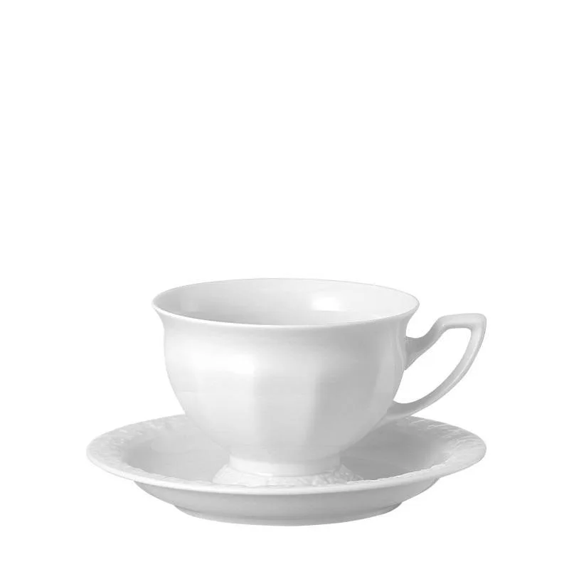 Кофейная чашка с блюдцем Rosenthal Maria 180 мл, фарфор, белая