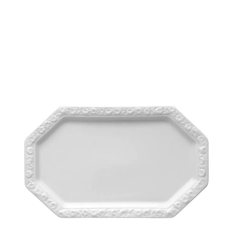 Поднос для сахарницы и молочника Rosenthal Maria Biała 27 см, фарфор, белый