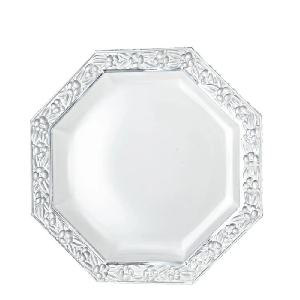 Тарелка хрустальная Rosenthal Maria 21 см, прозрачная