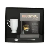 Набор Rosenthal Maria: высокая кружка 330 мл, фарфор, белая, и книга «Rosenthal w Polsce» — фото 1
