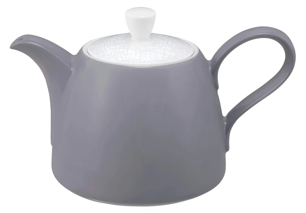 Чайник заварочный фарфоровый Seltmann Weiden Life Fashion Elegant Grey 1,4 л, серый