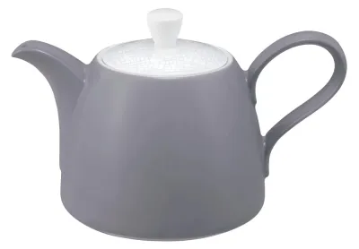 Чайник заварочный фарфоровый Seltmann Weiden Life Fashion Elegant Grey 1,4 л, серый