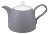 Чайник заварочный фарфоровый Seltmann Weiden Life Fashion Elegant Grey 1,4 л, серый — фото 1