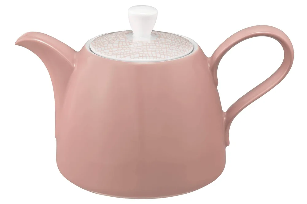 Чайник заварочный фарфоровый Seltmann Weiden Life Fashion Posh Rose 1,4 л, светло-розовый