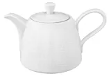 Чайник заварочный фарфоровый Seltmann Weiden Life Fashion Luxury White 1,4 л, белый — фото 1