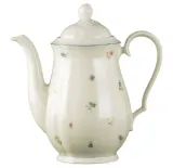 Кофейник фарфоровый Seltmann Weiden Marie-Luise Streublume 1,3 л, бежевый с цветочным декором — фото 1