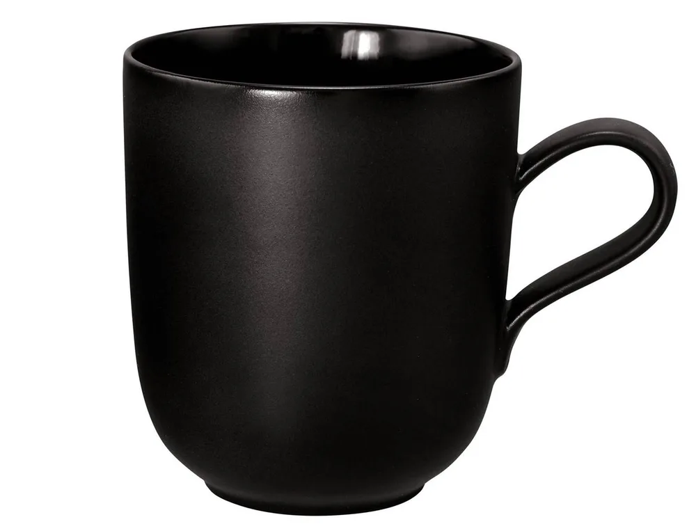 Кружка фарфоровая Seltmann Weiden Liberty Velvet Black 400 мл, чёрная