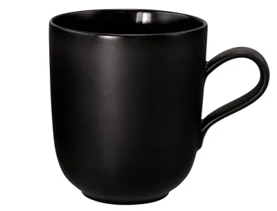 Кружка фарфоровая Seltmann Weiden Liberty Velvet Black 400 мл, чёрная