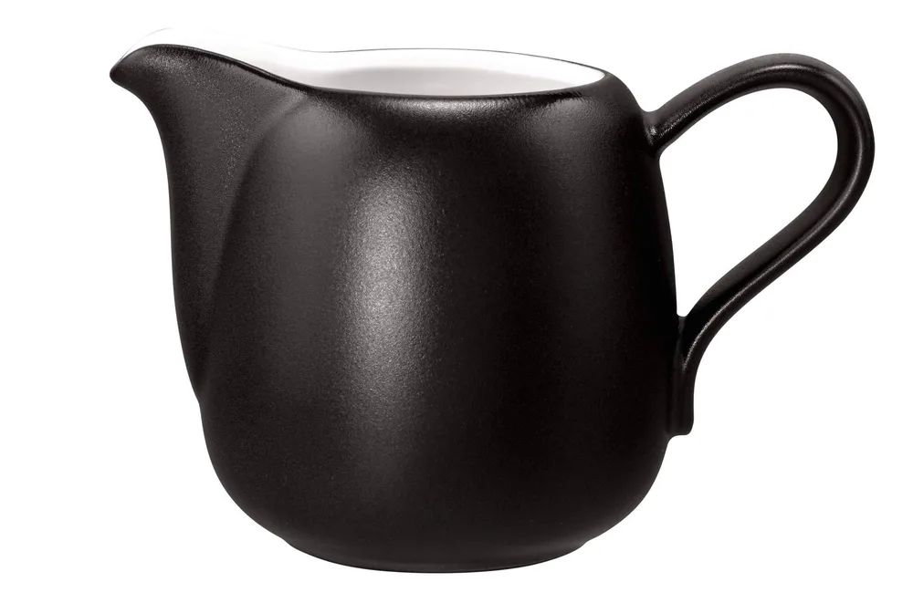 Молочник фарфоровый Seltmann Weiden Liberty Velvet Black 260 мл, чёрный