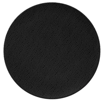 Блюдо круглое фарфоровое Seltmann Weiden Life Fashion Glamorous Black 33 см, чёрное