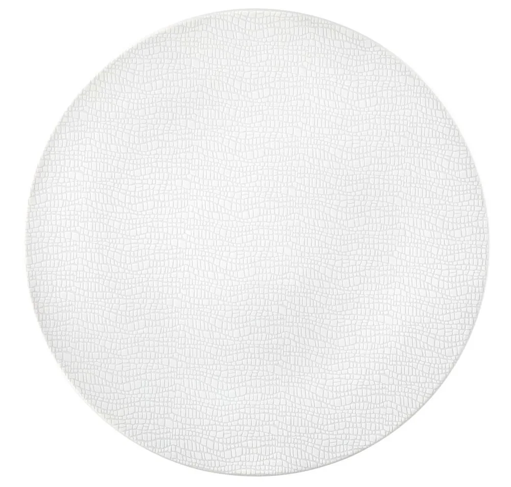 Блюдо круглое фарфоровое Seltmann Weiden Life Fashion Luxury White 33 см, белое