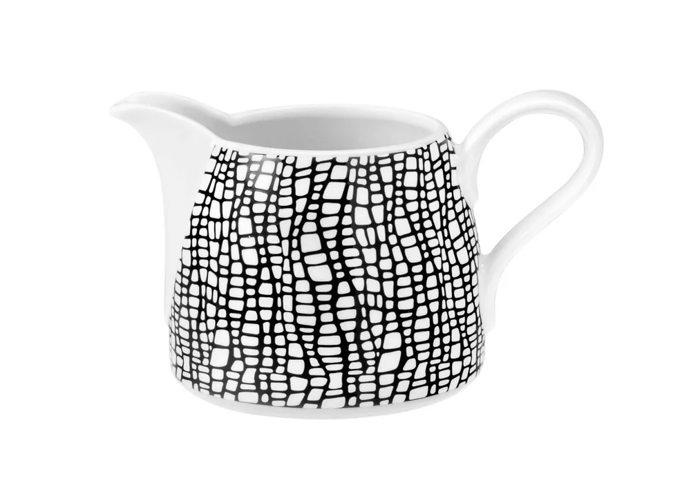 Молочник фарфоровый Seltmann Weiden Life Fashion Glamorous Black 260 мл