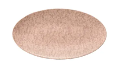 Блюдо овальное фарфоровое Seltmann Weiden Life Fashion Posh Rose 33×18 см, светло-розовое