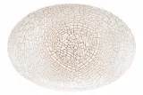 Блюдо овальное большое фарфоровое Seltmann Weiden Liberty Krakelee 35×24 см, с узором кракелюр — фото 1