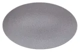 Блюдо овальное фарфоровое Seltmann Weiden Life Fashion Elegant Grey 40 × 26 см, серое — фото 1