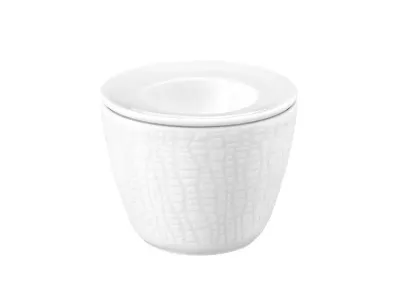 Подставка для яйца фарфоровая Seltmann Weiden Life Fashion Luxury White, белая