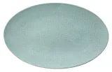 Блюдо овальное фарфоровое Seltmann Weiden Life Fashion Green Chic 40×26 см, мятное — фото 1