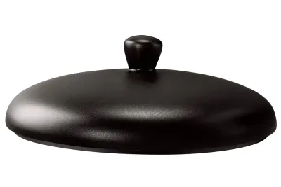Крышка для миски Seltmann Weiden Liberty Velvet Black 28 см, фарфор, чёрная, можно в микроволновой печи
