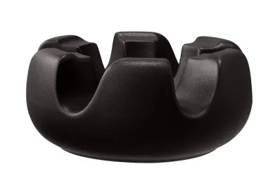 Подставка для подогрева фарфоровая Seltmann Weiden Liberty Velvet Black 14,5 см, под чайную свечу, чёрная